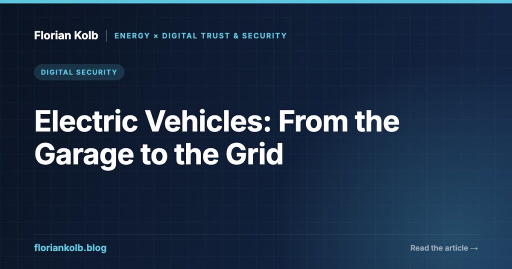 Electric Vehicles: From the Garage to the Grid — Florian Kolb